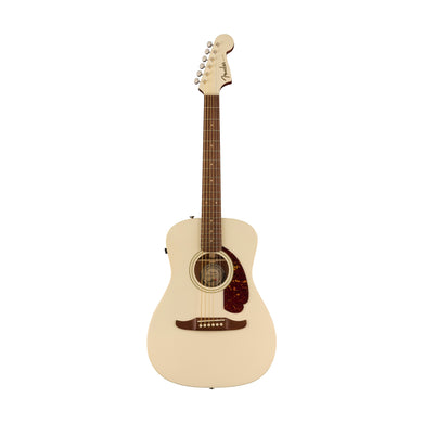 [PREORDER] Fender California Malibu Player Small-Bodied Acoustic Guitar, Walnut FB, Olympic White