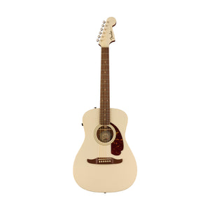 [PREORDER] Fender California Malibu Player Small-Bodied Acoustic Guitar, Walnut FB, Olympic White