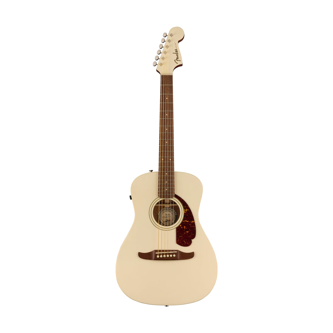 [PREORDER] Fender California Malibu Player Small-Bodied Acoustic Guitar, Walnut FB, Olympic White