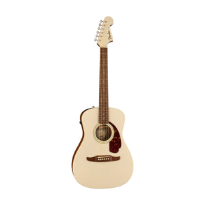 [PREORDER] Fender California Malibu Player Small-Bodied Acoustic Guitar, Walnut FB, Olympic White
