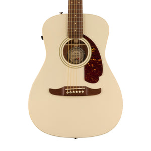 [PREORDER] Fender California Malibu Player Small-Bodied Acoustic Guitar, Walnut FB, Olympic White