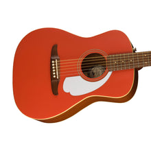 [PREORDER] Fender California Malibu Player Small-Bodied Acoustic Guitar, Walnut FB, Fiesta Red