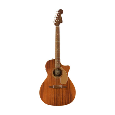 [PREORDER 2 WEEKS] Fender FSR California Newporter Player Medium-Sized Acoustic Guitar, Walnut FB, All-Mahogany