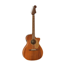 [PREORDER 2 WEEKS] Fender FSR California Newporter Player Medium-Sized Acoustic Guitar, Walnut FB, All-Mahogany