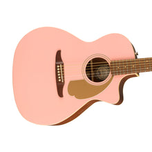 [PREORDER] Fender FSR California Newporter Player Medium-Sized Acoustic Guitar, Walnut FB, Shell Pink