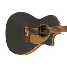 [PREORDER] Fender FSR California Newporter Player Med-Sized Acoustic Guitar, Walnut FB, Charcoal Frost Metallic