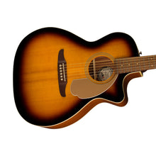 [PREORDER] Fender California Newporter Player Medium-Sized Acoustic Guitar, Walnut FB, Sunburst