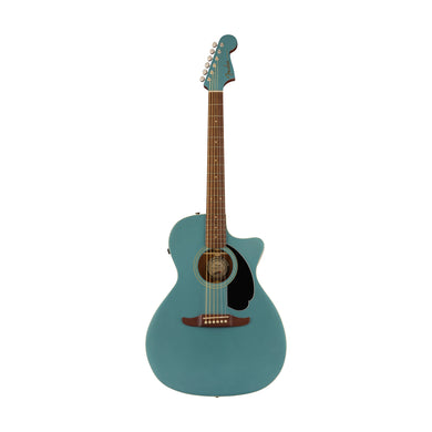 [PREORDER] Fender California Newporter Player Medium-Sized Acoustic Guitar, Walnut FB, Tidepool