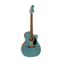 [PREORDER] Fender California Newporter Player Medium-Sized Acoustic Guitar, Walnut FB, Tidepool