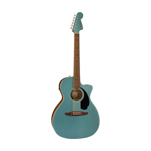 [PREORDER] Fender California Newporter Player Medium-Sized Acoustic Guitar, Walnut FB, Tidepool