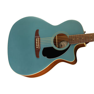 [PREORDER] Fender California Newporter Player Medium-Sized Acoustic Guitar, Walnut FB, Tidepool