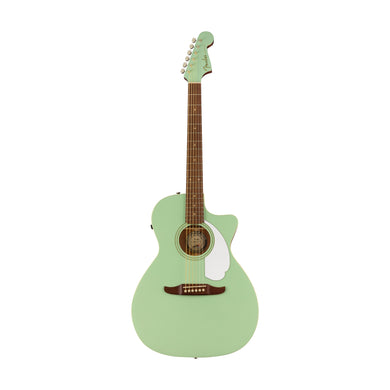 [PREORDER] Fender California Newporter Player Medium-Sized Acoustic Guitar, Walnut FB, Surf Green