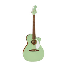 [PREORDER] Fender California Newporter Player Medium-Sized Acoustic Guitar, Walnut FB, Surf Green