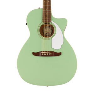 [PREORDER] Fender California Newporter Player Medium-Sized Acoustic Guitar, Walnut FB, Surf Green