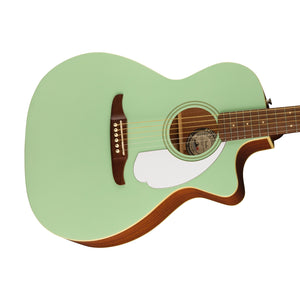 [PREORDER] Fender California Newporter Player Medium-Sized Acoustic Guitar, Walnut FB, Surf Green