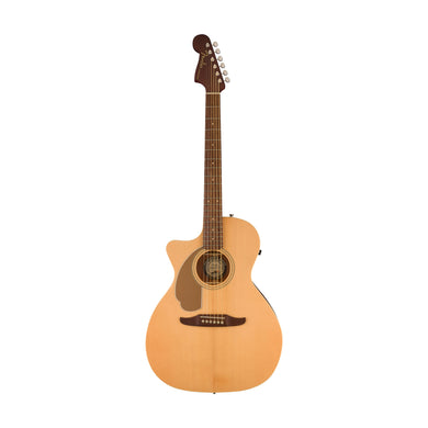[PREORDER] Fender California Newporter Player Left-Handed Medium-Sized Acoustic Guitar, Walnut FB, Natural