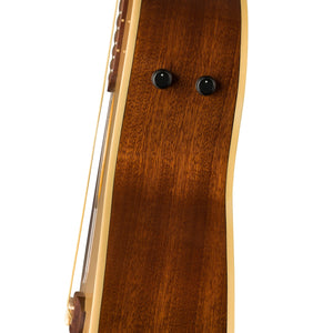 [PREORDER] Fender California Newporter Player Left-Handed Medium-Sized Acoustic Guitar, Walnut FB, Natural
