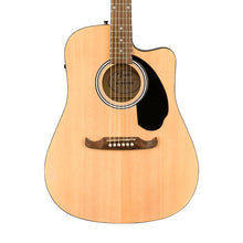[PREORDER] Fender FA-125CE Dreadnought Acoustic Guitar, w/ Fender Pickup Walnut FB, Natural