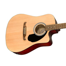 [PREORDER] Fender FA-125CE Dreadnought Acoustic Guitar, w/ Fender Pickup Walnut FB, Natural