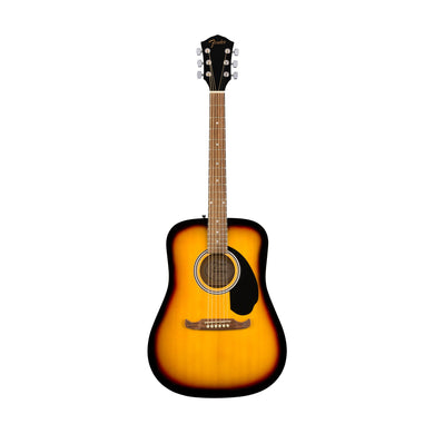 Fender FA-125 Dreadnought Acoustic Guitar w/Bag, Walnut FB, Sunburst