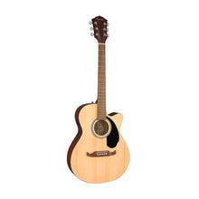 Fender FA-135CE Concert Acoustic Guitar, Walnut FB, Natural