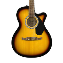 [PREORDER] Fender FA-135CE Concert Acoustic Guitar, Walnut FB, Sunburst