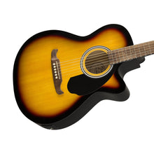 [PREORDER] Fender FA-135CE Concert Acoustic Guitar, Walnut FB, Sunburst
