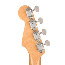 Fender Fullerton Stratocaster Ukulele, Walnut FB, Black