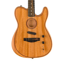 [PREORDER] Fender American Acoustasonic Telecaster All Mahogany Guitar w/Bag, Ebony FB, Natural