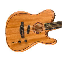 [PREORDER] Fender American Acoustasonic Telecaster All Mahogany Guitar w/Bag, Ebony FB, Natural