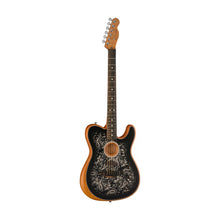 [PREORDER 2 WEEKS] Fender FSR American Acoustasonic Telecaster Guitar w/Bag, Ebony FB, Black Paisley