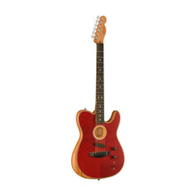 [PREORDER 2 WEEKS] Fender American Acoustasonic Telecaster Acoustic Electric Guitar w/Bag, Ebony FB, Crimson Red