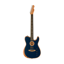 [PREORDER 2 WEEKS] Fender American Acoustasonic Telecaster Acoustic Electric Guitar w/Bag, Ebony FB, Steel Blue