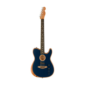 [PREORDER 2 WEEKS] Fender American Acoustasonic Telecaster Acoustic Electric Guitar w/Bag, Ebony FB, Steel Blue
