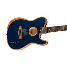 [PREORDER 2 WEEKS] Fender American Acoustasonic Telecaster Acoustic Electric Guitar w/Bag, Ebony FB, Steel Blue