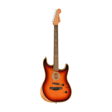 [PREORDER 2 WEEKS] Fender American Acoustasonic Stratocaster Guitar w/Bag, 3-Color Sunburst