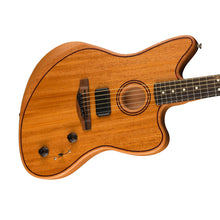 [PREORDER 2 WEEKS] Fender American Acoustasonic Jazzmaster Acoustic-Electric Guitar w/Bag, Ebony FB, Natural
