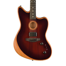 [PREORDER 2 WEEKS] Fender American Acoustasonic Jazzmaster Acoustic-Electric Guitar w/Bag, Ebony FB, Bourbon Burst