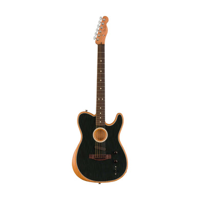 [PREORDER 2 WEEKS] Fender Acoustasonic Player Telecaster Electric Guitar, Brushed Black