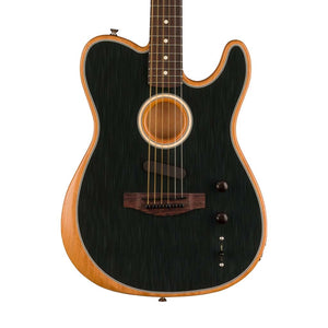 [PREORDER 2 WEEKS] Fender Acoustasonic Player Telecaster Electric Guitar, Brushed Black