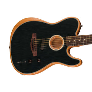 [PREORDER 2 WEEKS] Fender Acoustasonic Player Telecaster Electric Guitar, Brushed Black