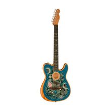 [PREORDER 2 WEEKS] Fender FSR American Acoustasonic Telecaster Acoustic Guitar w/bag, Ebony FB, Blue Paisley