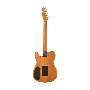 [PREORDER] Fender FSR American Acoustasonic Telecaster Acoustic Guitar w/bag, Ebony FB, Blue Flower
