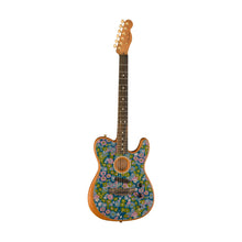 [PREORDER] Fender FSR American Acoustasonic Telecaster Acoustic Guitar w/bag, Ebony FB, Blue Flower