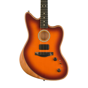 [PREORDER 2 WEEKS] Fender American Acoustasonic Jazzmaster Acoustic Guitar w/bag, Ebony FB, Tobacco Sunburst