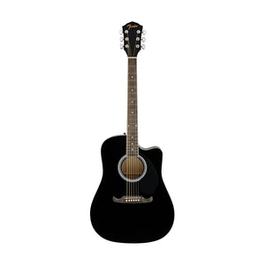 [PREORDER] Fender FA-125CE Dreadnought Acoustic Guitar, Walnut FB, Black