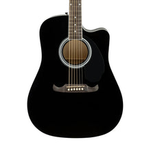 [PREORDER] Fender FA-125CE Dreadnought Acoustic Guitar, Walnut FB, Black