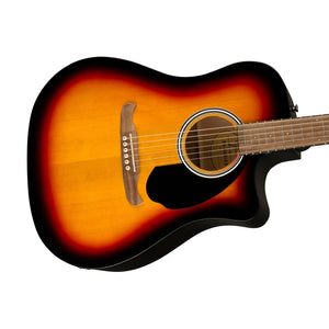 [PREORDER] Fender FA-125CE Dreadnought Acoustic Guitar, Walnut FB, Sunburst