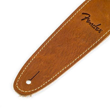 Fender Ball Glove Leather Guitar Strap, Brown