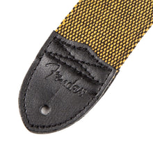Fender 2inch F Tweed Cotton Strap, Gold Black